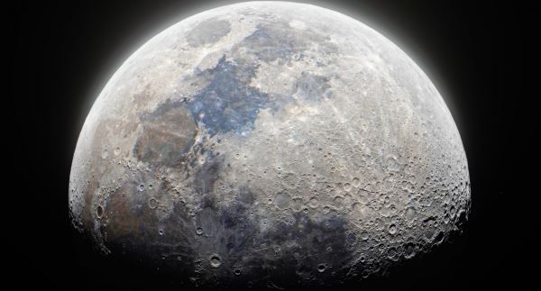 Космическое искусство: 1,3-гигапиксельная фотография Луны создана из 280 тыс. снимков