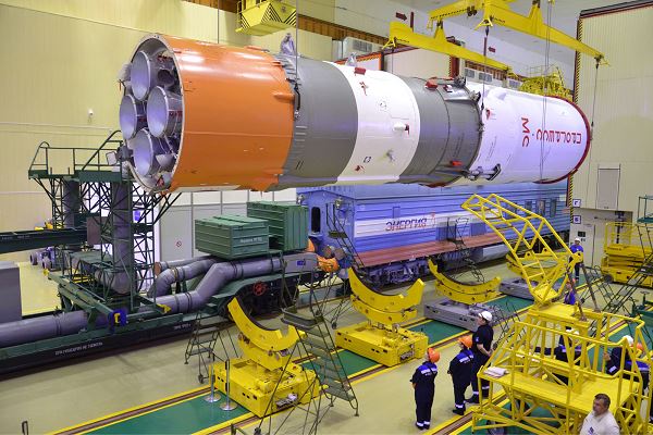 На Байконуре собрали ракету для запуска второго в 2023 году корабля «Прогресс» к МКС — Новости Космонавтики